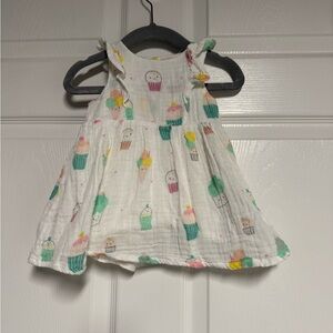 Angel Dear Cupcake Print Baby Dress Size 6-12 months